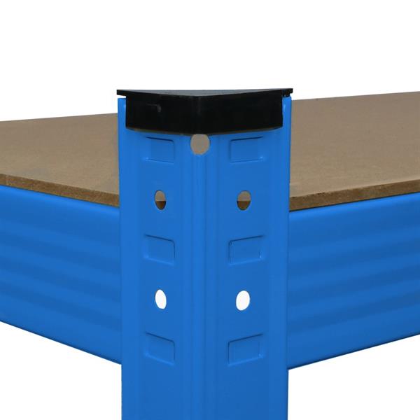 Scaffali metallici 150x75x30 cm  5 ripiani blu