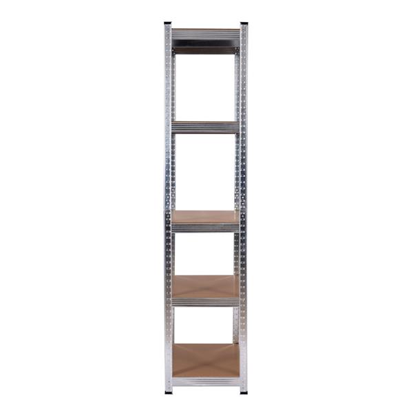Scaffali in metallo 5 ripiani 150x75x30cm Set da 2