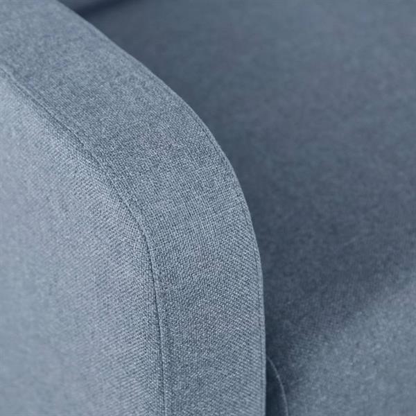 Poltrona reclinabile in tessuto Jeans - Marta