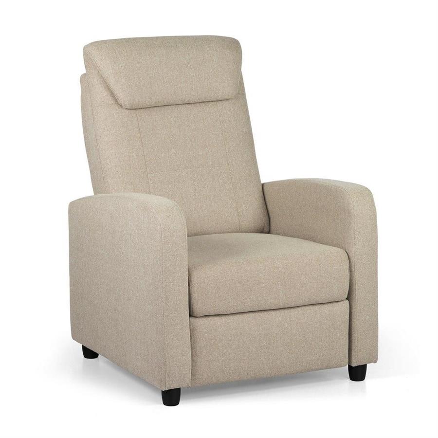 Poltrona reclinabile manuale 77x93x103 color sabbia - Marta