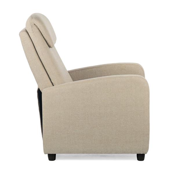 Poltrona reclinabile manuale 77x93x103 color sabbia - Marta