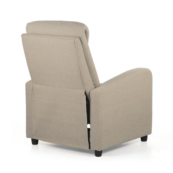 Poltrona reclinabile manuale 77x93x103 color sabbia - Marta
