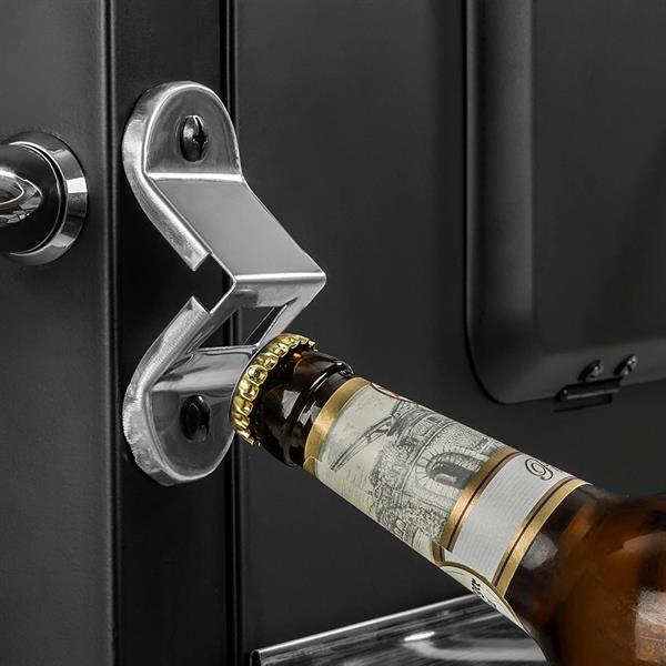 Barbecue a Carbonella con rotelle, apribottiglie e termostato integrato - Friend