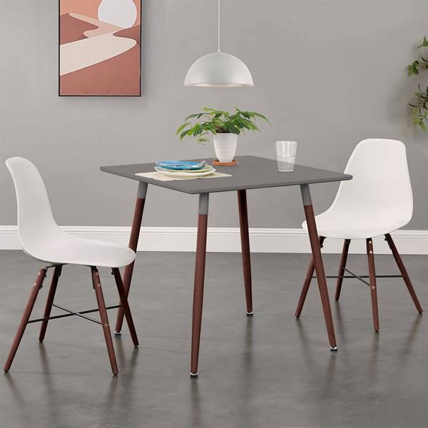 Tavolo da cucina quadrato nocciola 70x70x74 - Ester