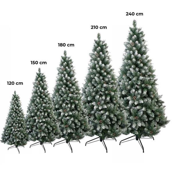 Albero di Natale Luxury 210 cm Effetto Neve