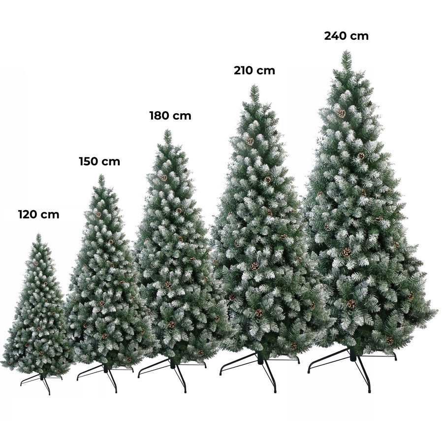 Albero di Natale Luxury Extra 240 cm effetto neve