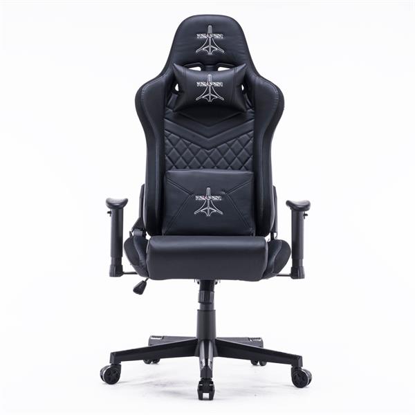Poltrona Sedia Gaming con LED RGB Integrati regolabile e reclinabile 160° per ufficio e casa