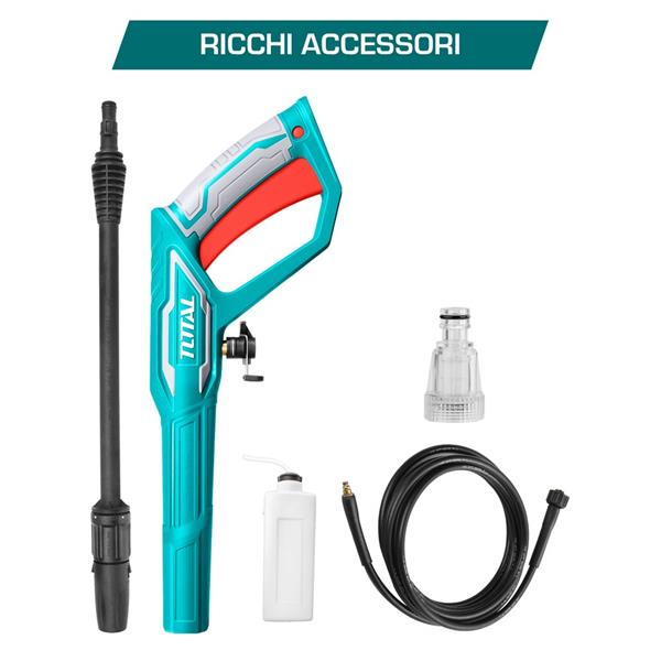Idropulitrice da 2500W e 160 bar con accessori