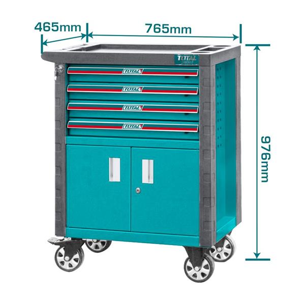 Carrello Porta Attrezzi - 4 Cassetti