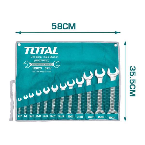 Set 12 Chiavi Aperte 6-32 - Industrial