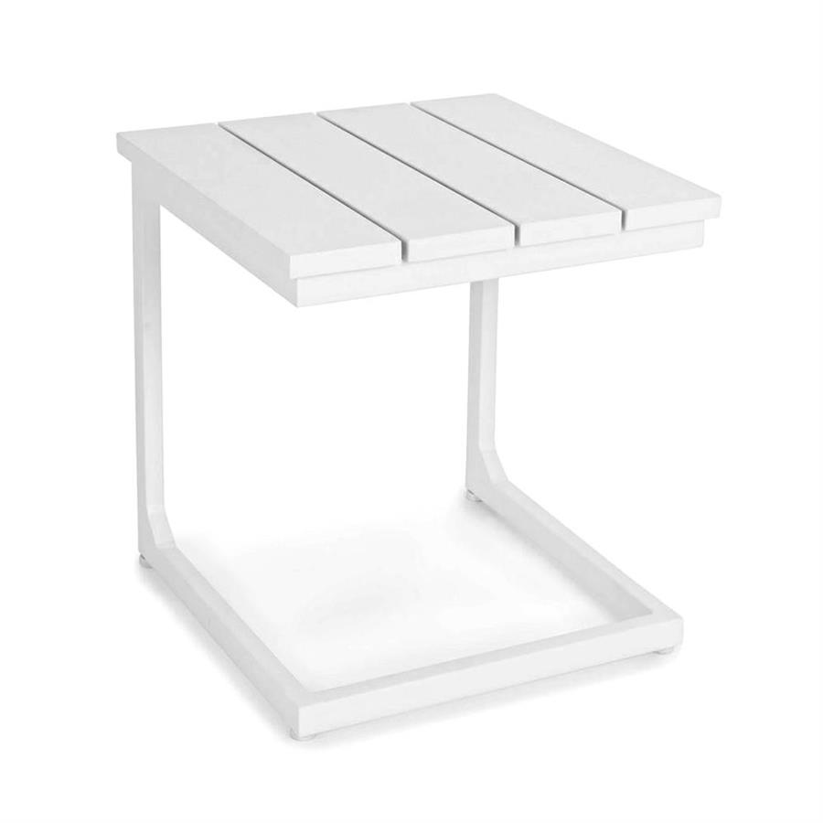 Tavolino design da giardino Share bianco