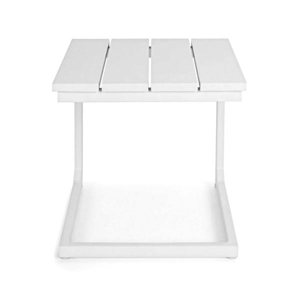 Tavolino design da giardino Share bianco