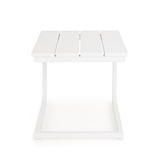 Tavolino design da giardino Share bianco