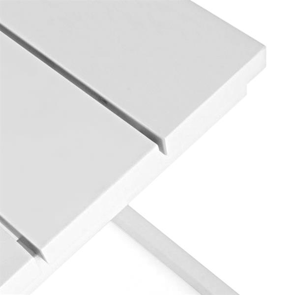 Tavolino design da giardino Share bianco
