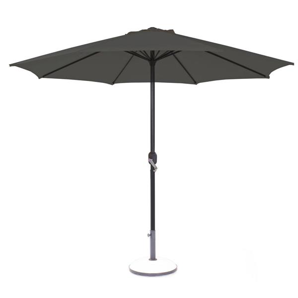 Ombrellone con palo centrale e diametro 270 cm Grigio - Kela