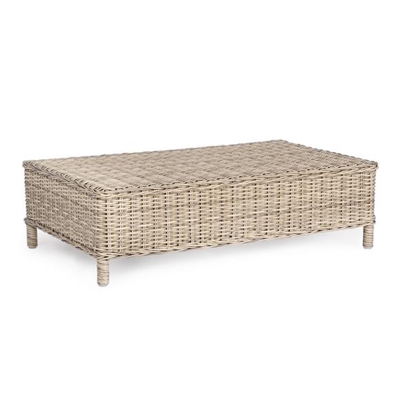 Set divano poltrone e tavolo da giardino in rattan Kalef