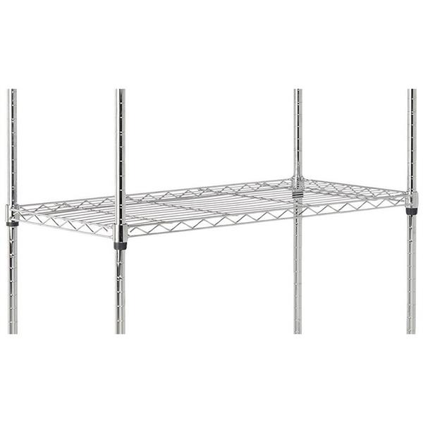 Scaffale in metallo componibile 90x35x137 cm 4 ripiani