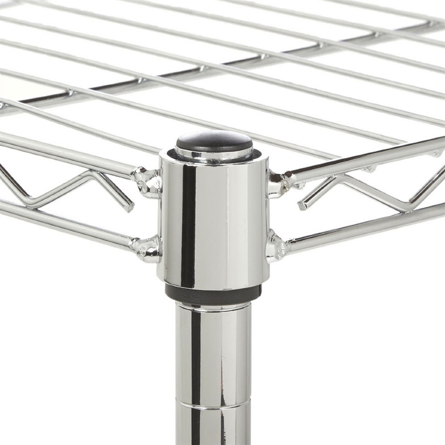SINGAYE Scaffale A 5 Ripiani In Filo Metallico - Pratico Portaoggetti Multiuso Per Dispensa, Garage E Cucina - 2