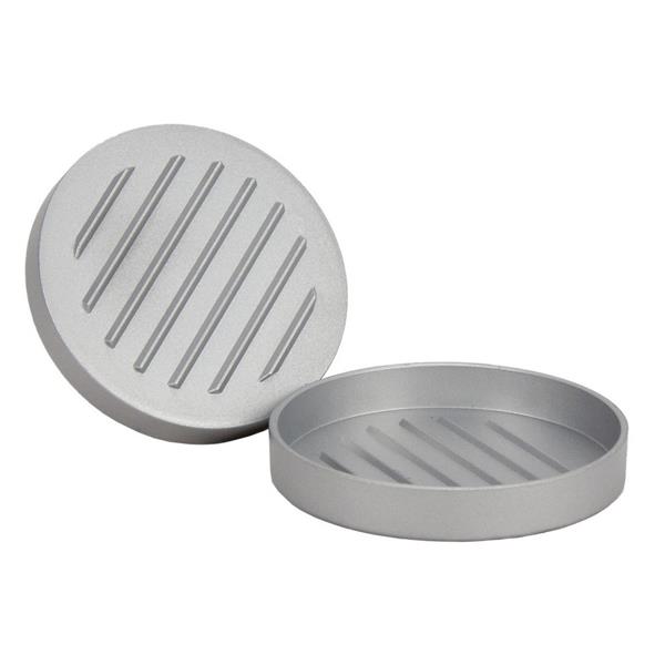 Pressa per hamburger in alluminio antiaderente 12x12x8.5cm
