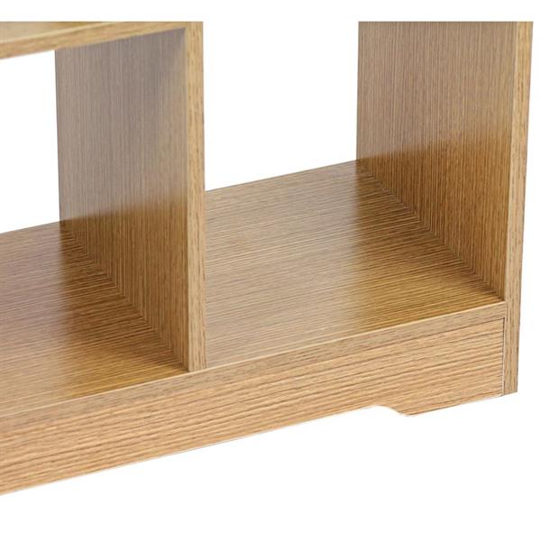 Libreria di design moderna 120x150 color legno chiaro