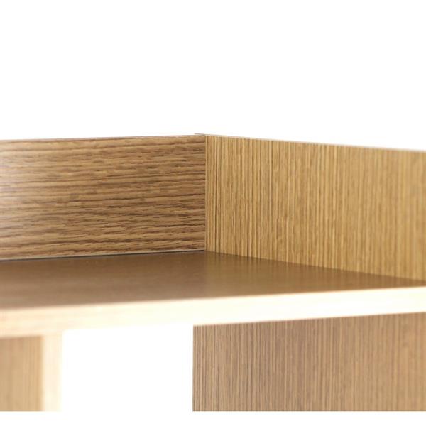 Libreria di design moderna 120x150 color legno chiaro