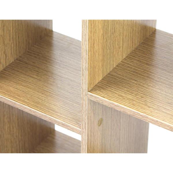 Libreria di design moderna 120x150 color legno chiaro