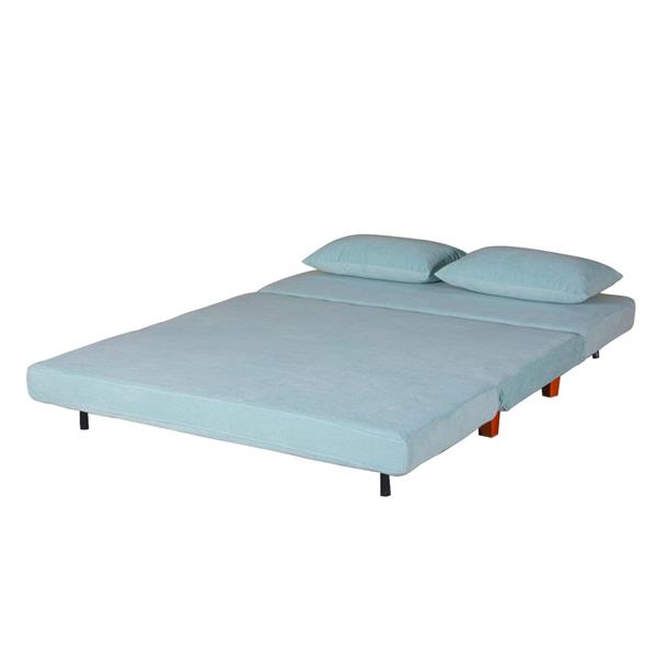Divano letto trasformabile due posti con cuscini facile da aprire - Basil