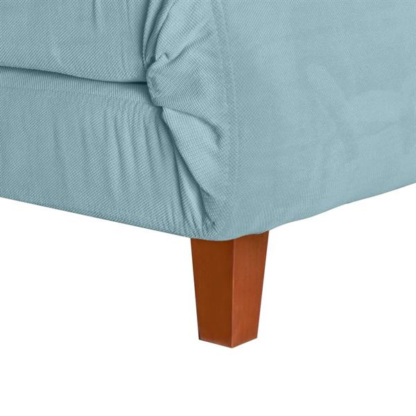 Divano letto trasformabile due posti con cuscini facile da aprire - Basil