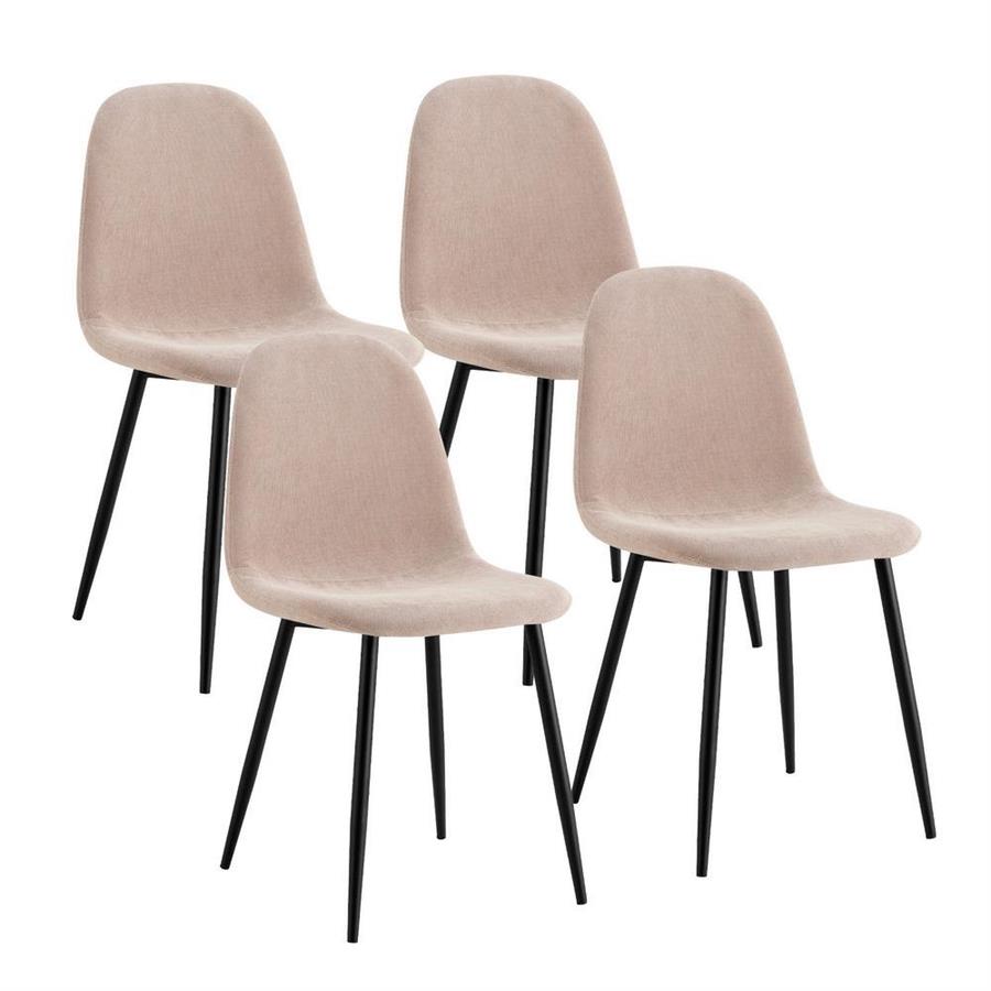 Set da 4 sedie design da salotto imbottite - Bella