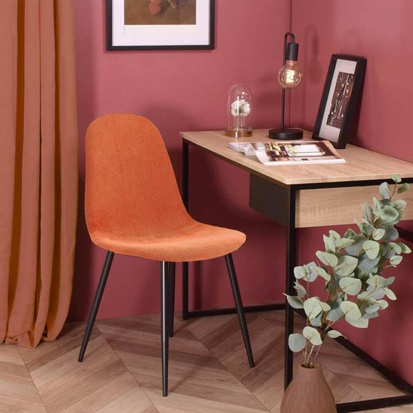 Set da 4 Sedie design da salotto imbottite Orange - Bella