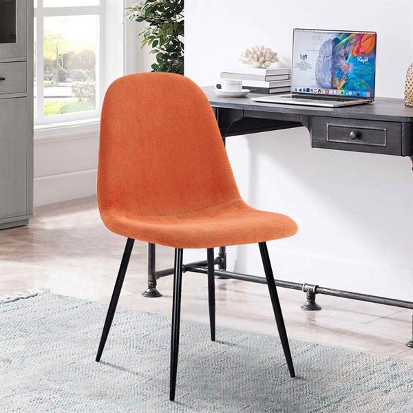 Set da 4 Sedie design da salotto imbottite Orange - Bella