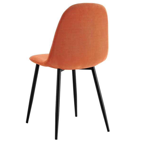 Set da 4 Sedie design da salotto imbottite Orange - Bella