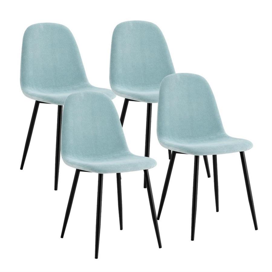 Sedie set da 4 sedie design azzurre - Bella