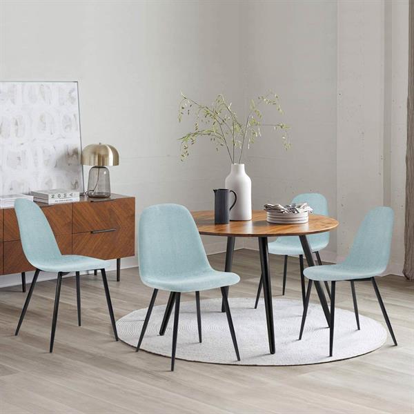 Sedie Bella azzurre: set da 4 sedie design