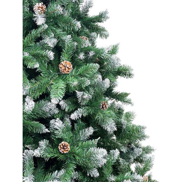 Albero di Natale innevato piccolo 120 cm