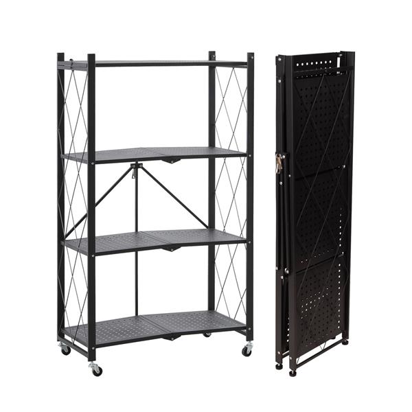 Scaffale 4 ripiani richiudibile in metallo