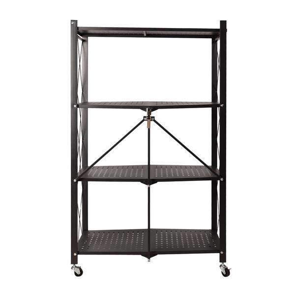 Scaffale 4 ripiani richiudibile in metallo