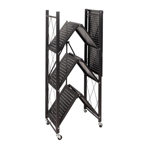 Scaffale 4 ripiani richiudibile in metallo