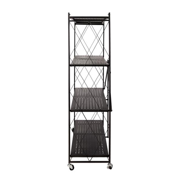 Scaffale 4 ripiani richiudibile in metallo