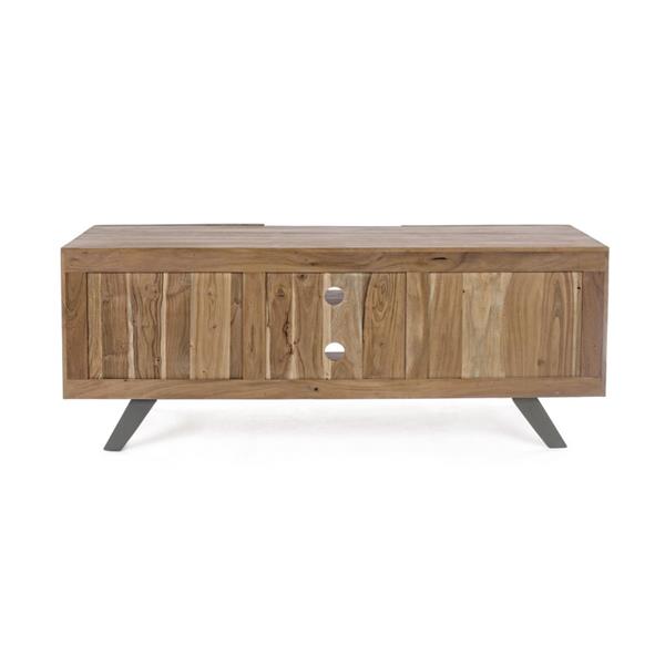 Mobile tv in legno 2 ante con gambe in metallo 160 cm Achille