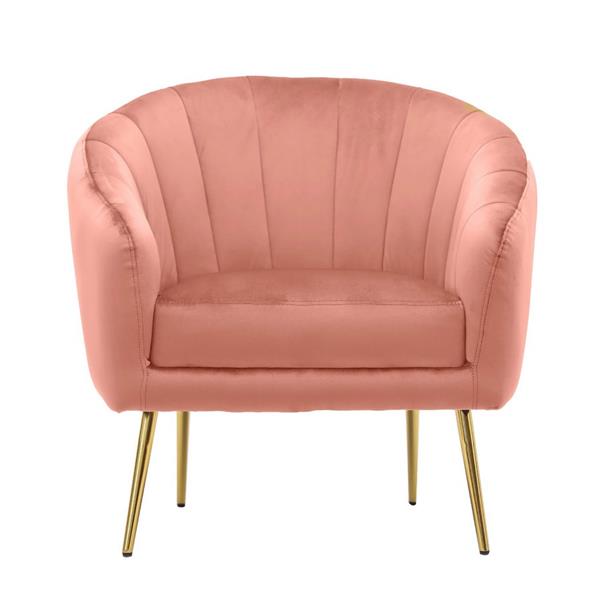 Poltrona design Luxury we Home in velluto rosa