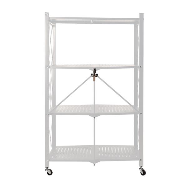 Scaffale richiudibile bianco 4 ripiani