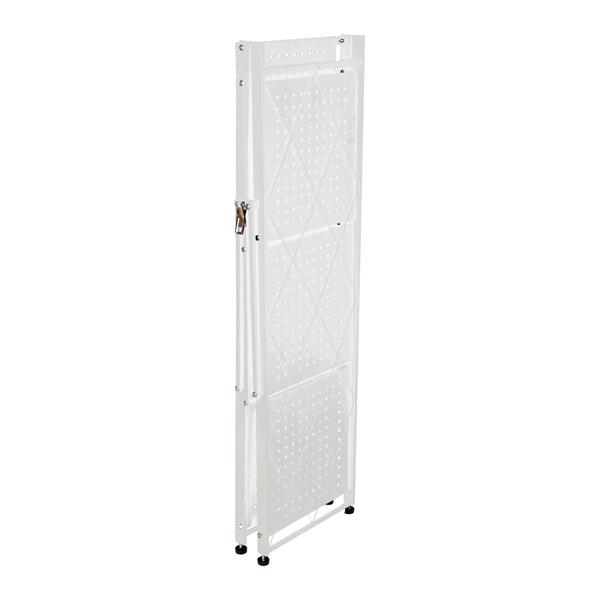 Scaffale richiudibile bianco 4 ripiani