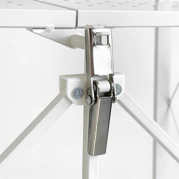 Scaffale richiudibile bianco 4 ripiani