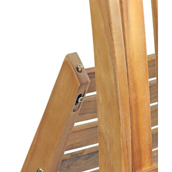 Set da 2 sedie da giardino in legno pieghevoli Navis