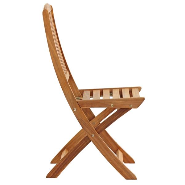 Set da 2 sedie da giardino in legno pieghevoli Navis