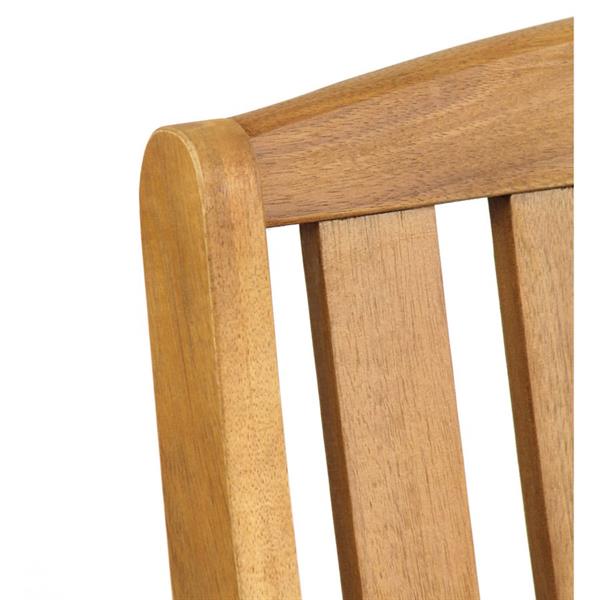 Set da 2 sedie da giardino in legno pieghevoli Navis