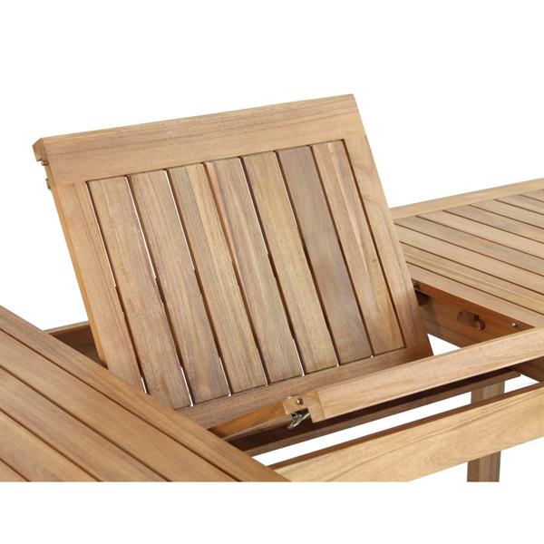 Tavolo allungabile da giardino in legno 180-240cm Brian