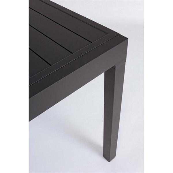 Tavolo da giardino allungabile in alluminio 134-268 cm Lipari grigio