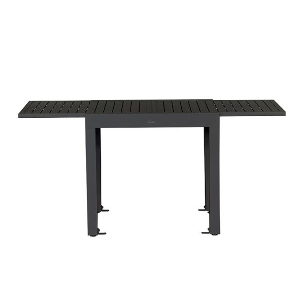 Tavolo da giardino in alluminio allungabile 82-163 cm Lipari grigio